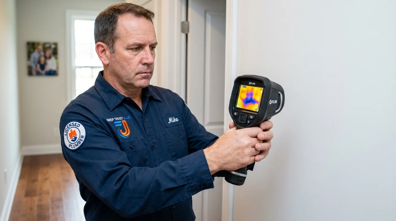 Thermal imaging leak detection by Johns Plumbing LLC in Walterboro